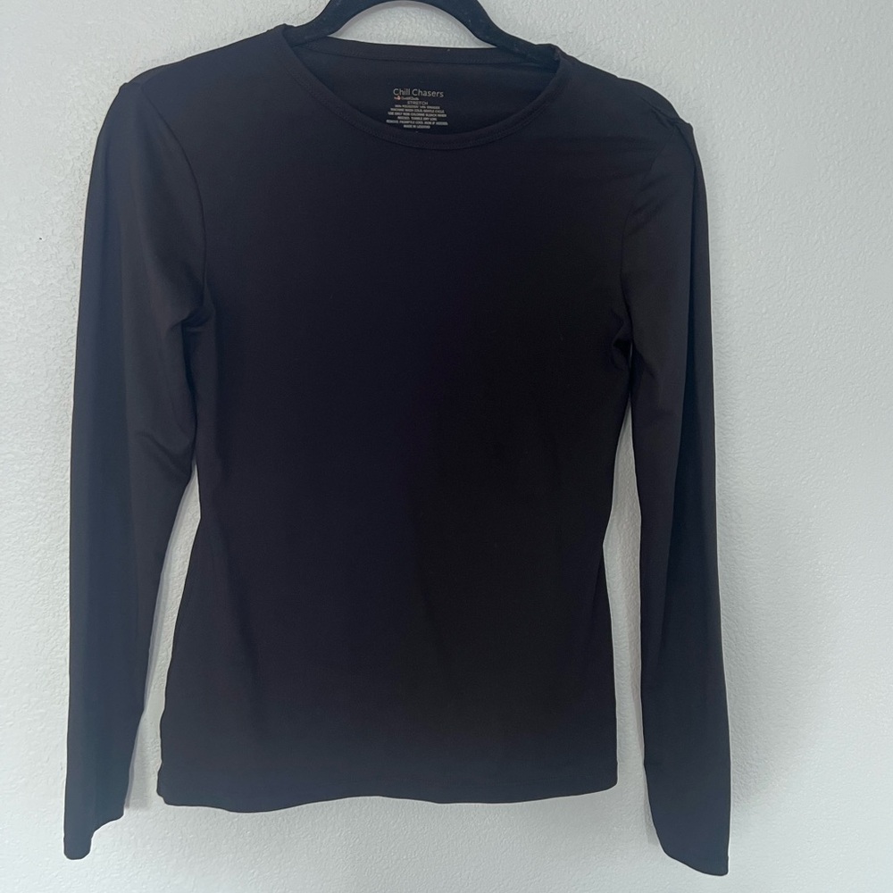 Chill Chasers Black Long Sleeve Shirt Size Small